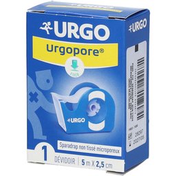 Urgopore® Géant Sparadrap non tissé microporeux 5 m x 2,5 cm