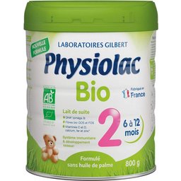 Physiolac Bio Lait De Suite 2ème Âge 800g