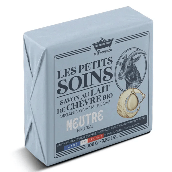 Les Petits Soins Savon au Lait de Chèvre Bio Neutre 100g