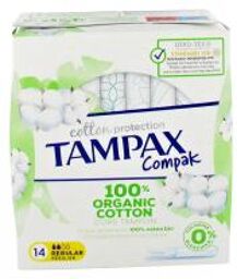 Compak Cotton Protection Régulier - Boîte 14 tampons