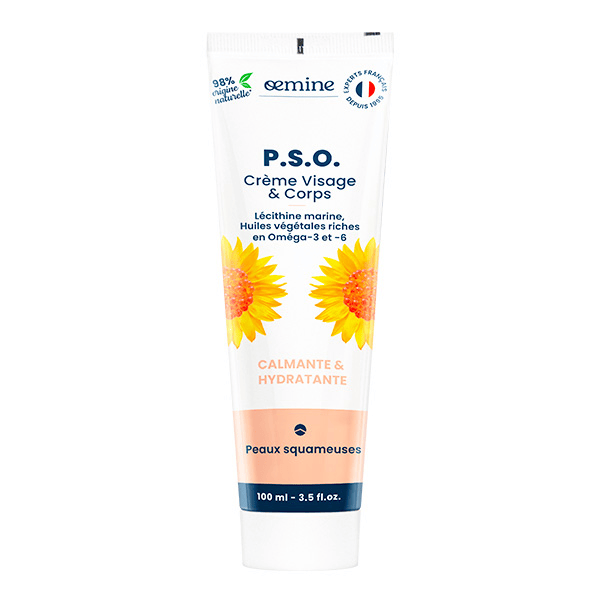 P.S.O. Crème Hydratante Lécithine Marine Peaux Sèches 100ml