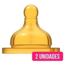 Chicco™ Tétine en caoutchouc physiologique débit normal 2uds