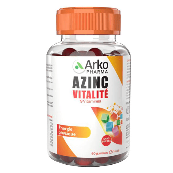 Azinc Adultes 9 Vitamines 60 gummies
