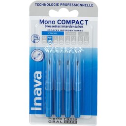 Mono Compact Brossettes interdentaires ISO 1 Taille 0,8 mm