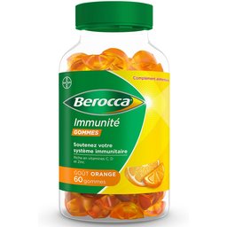 Berocca® Immunité gommes Multivitamines et minéraux Soutient le système immunitaire au quotidien