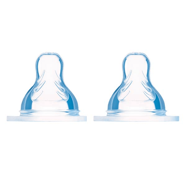 Accessoires pour Biberons Tétine Silicone +4m Débit 3 Rapide 2 unités