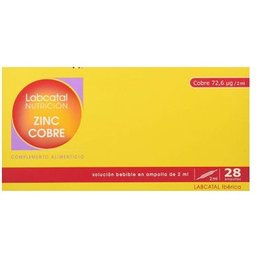 Zinc Cuivre Oligosol 28 ampoules