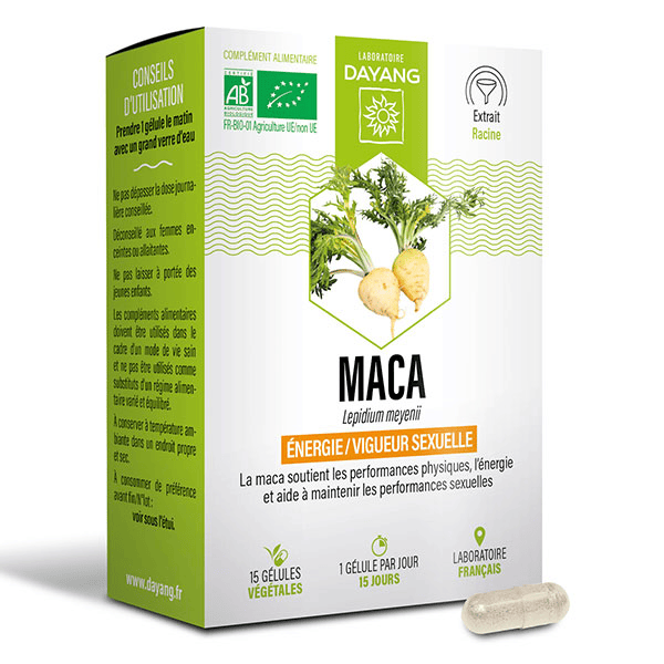 Maca Bio Vigueur Sexuelle et Energie 15 gélules