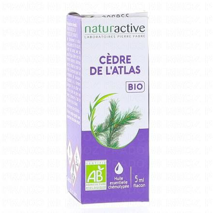 Huile Essentielle Bio Cèdre de l'Atlas flacon 5ml flacon 5ml