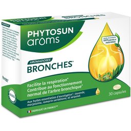 Aroms - Capsules Bronches aux Huiles Essentielles - 30 Capsules