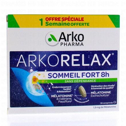 Arkorelax sommeil fort 8h 30 comprimés
