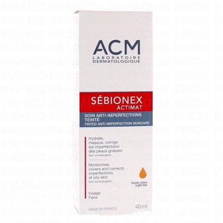Sebionex Actimat - Soin anti-imperfection teinté 40ml