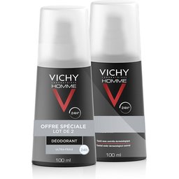 Lot*2 Déodorant Vaporisateur Ultra-Frais