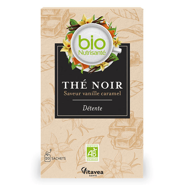 Bionutrisanté Thé noir saveur caramel 20 sachets
