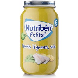 Nutribén® Potitos® Petits Légumes, Sole 235g
