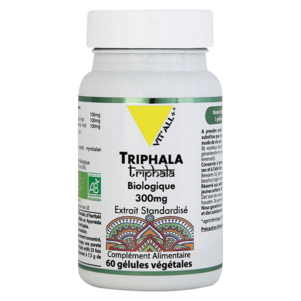 TRIPHALA BIO 300mg Extrait Standardisé 60 gélules
