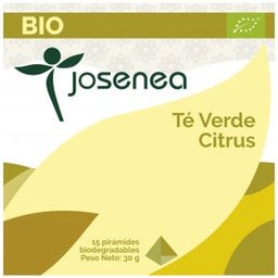 boîte de thé vert aux agrumes bio 15 pyramides