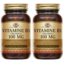 Vitamine B1 - Défenses immunitaires - Vitalité - 100 gélules végétales