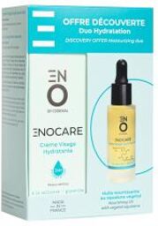 Enocare Crème Visage Hydratante Peaux Sèches 30 ml + Huile Visage Nourrissante Peaux Sèches 20 ml - Coffret 2 produits