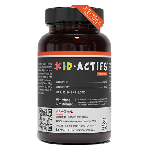 Aragan - - Kidactifs® - Vitalité Enfant - 30 gummies