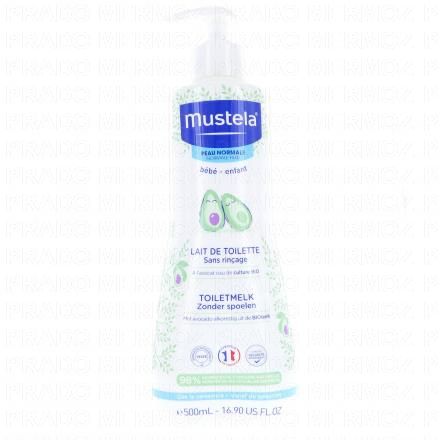 Peau normale - Lait de toilette sans rinçage peaux normales flacon pompe 500ml