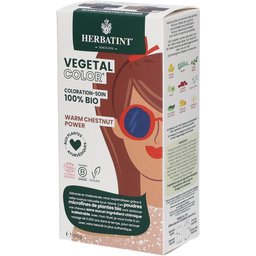 Herbatint Vegetal Color – Soin Colorant Végane 100 % Bio – aux Plantes Ayurvédiques – Warm Chestnut Power