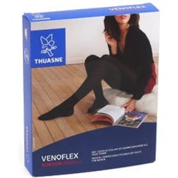 Venoflex Kokoon Absolu 2 Bas Cuisse Femme Noir Taille 1N 1 Paire