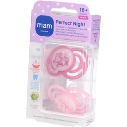 Perfect Night Sucette Silicone Pink 16m+