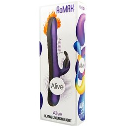 Romax Vibrateur Rabbit Silicone Violet 1ut