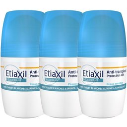 - Déodorant Anti-transpirant -  Traitement Transpiration Modérée - Aisselles - Protection 48h - Roll on - Fabriqué en France - 50 ml