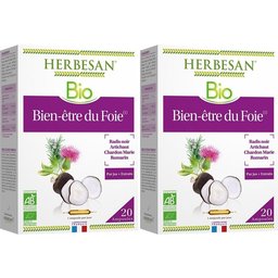 Herbesan Bio Bien-être du Foie Radis Noir Artichaut Romarin