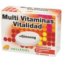 Multivit+ Ginseng 24comp Chewables