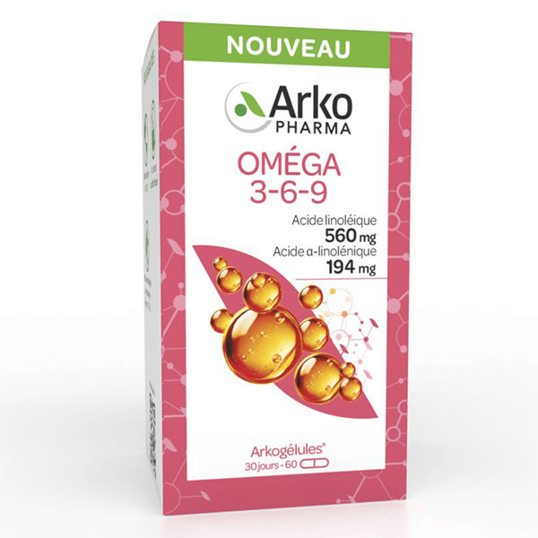 Arkogélules Oméga 3-6-9 60 gélules