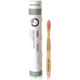 Brosse à Dents en Bambou Rose 1ut