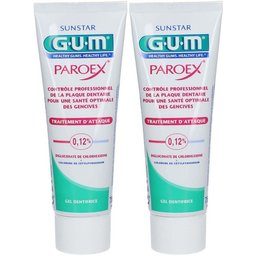 Gum® Paroex 0.12% gel dentifrice anti-plaque