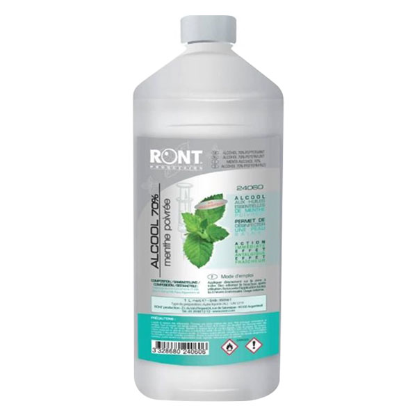 Alcool Iso Parfumé Menthe Poivrée 1000ml