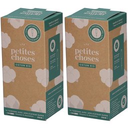 LES Petites Choses Tampons en coton bio avec applicateur Super