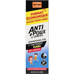 Cinq SUR Cinq Shampoing Gel Anti-Poux & Lentes  Format ECO