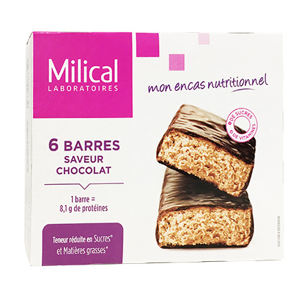 Barre hypocalorique chocolat x6