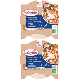 Aubergines DE Provence Façon Parmigiana Pâtes Origan dès 15 mois