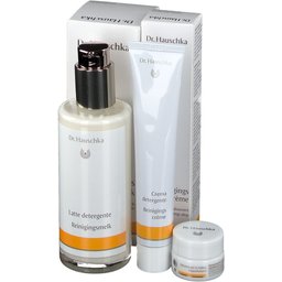 Lait nettoyant, Crème nettoyante et Baume lèvres