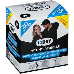 1-2Dry Patchs aisselles noirs Médium