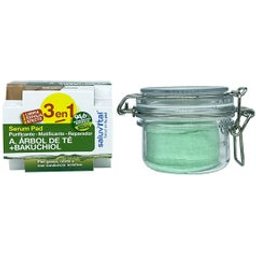 Discos Serum Pad Árbol de Té + Bakuchiol para Piel mixta y grasa 50 discos