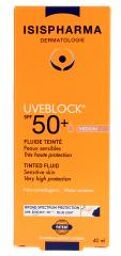 Uveblock Fluide Teinté Visage SPF50+ 40 ML - Tube 40 ml