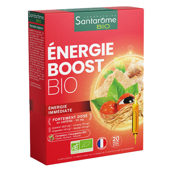 - Energie Boost Bio - Coup d'énergie immédiat - 20 ampoules