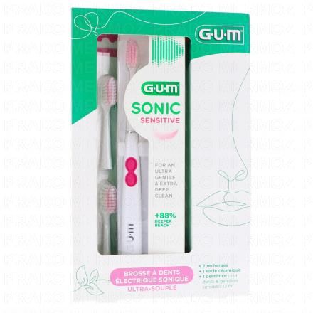 Sonic Sensitive - Coffret brosse à dents électrique sonique Ultra Souple