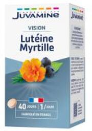 Lutéine Myrtille 40 Unités - Boîte 40 comprimés