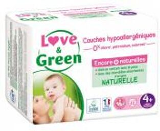 Couches Hypoallergéniques et Écologiques T4+ X 42 - Sachet 42 Couches