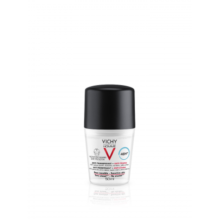 Homme déodorant anti-transpirant anti-traces roll-on 50ml