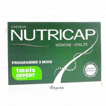 Nutricap kératine vitalité 90 capsules